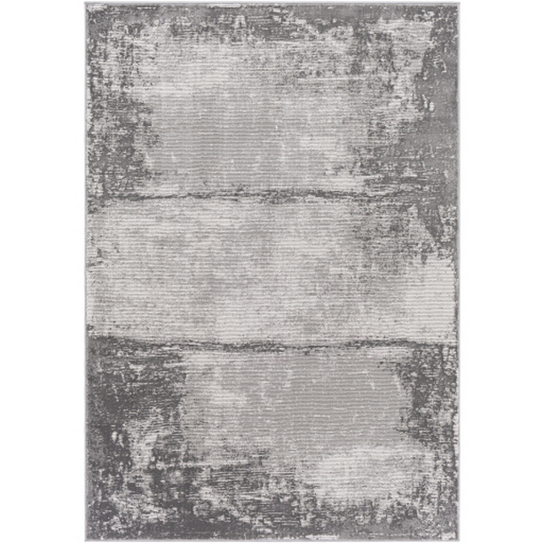 TBT2327-9124 9 ft. x 12 ft. 4 in. Tibetan Machine Woven Rectangle Rug - Taupe, Ivory & Charcoal