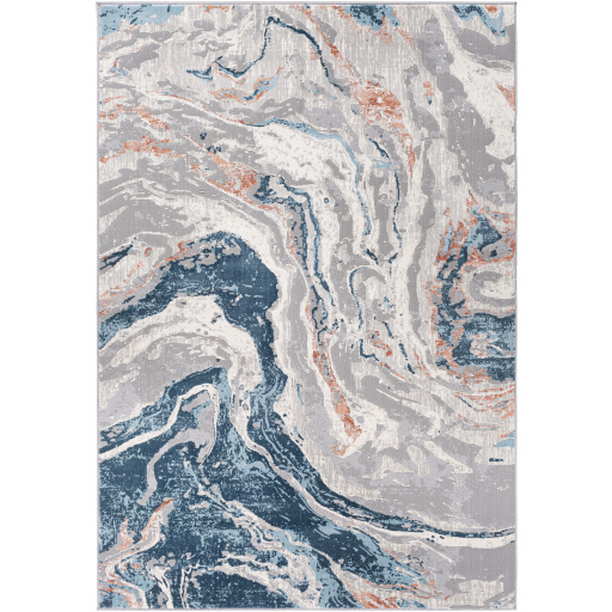 TBT2329-6796 6 ft. 7 in. x 9 ft. 6 in. Tibetan Machine Woven Rectangle Rug - Multi Color