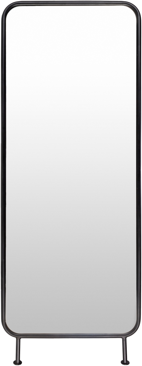 MYN001-2463 63 x 24 in. Mayana Beveled Mirror, Black