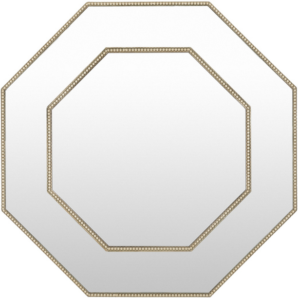 PBT1103-3535 35 x 35 in. Pemberton Mirror - Gold