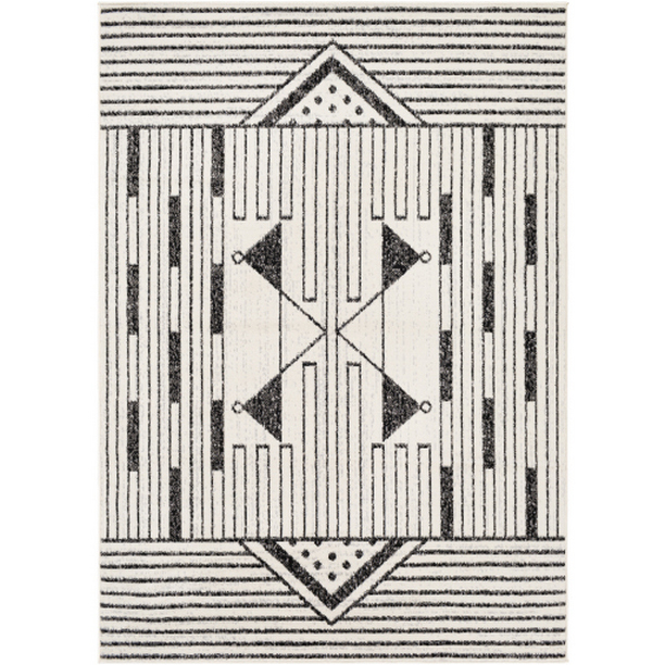 PSS2316-57 5 x 7 ft. Pisa Machine Woven Rectangle Rug - Multi Color