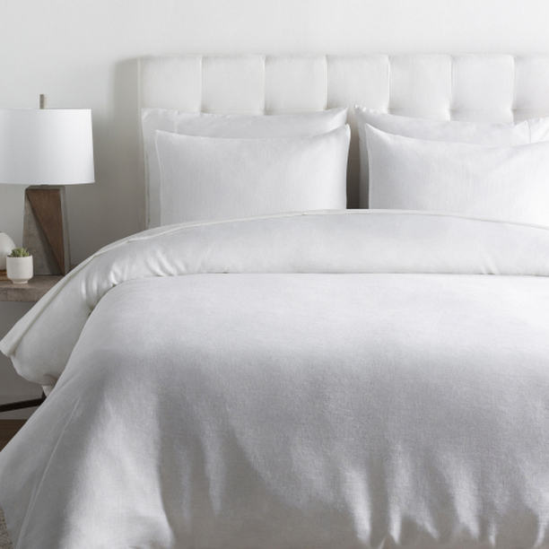 DAW2000-FQSET Dawson Duvet Full Queen Bedding Set - White