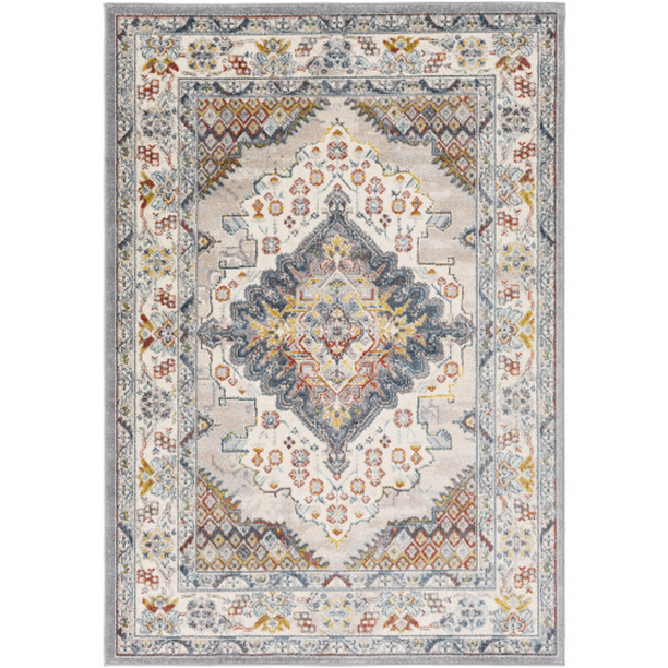 AKR2300-23 2 x 3 ft. Ankara Machine Woven Rectangle Rug - Multi Color