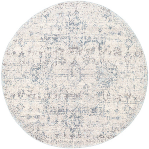 AKR2310-53RD 5 ft. 3 in. Ankara Machine Woven Round Rug - Multi Color