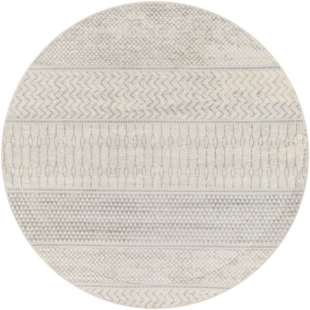 MOC2306-67RD 6 ft. 7 in. Monaco Machine Woven Round Rug - Multi Color