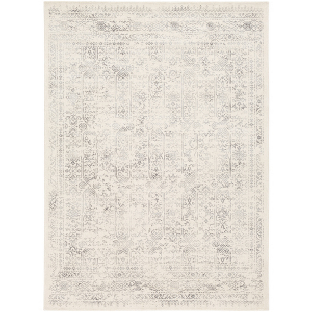ROM2308-23 2 x 3 ft. Roma Machine Woven Rectangle Rug - Light Gray, Cream & Camel