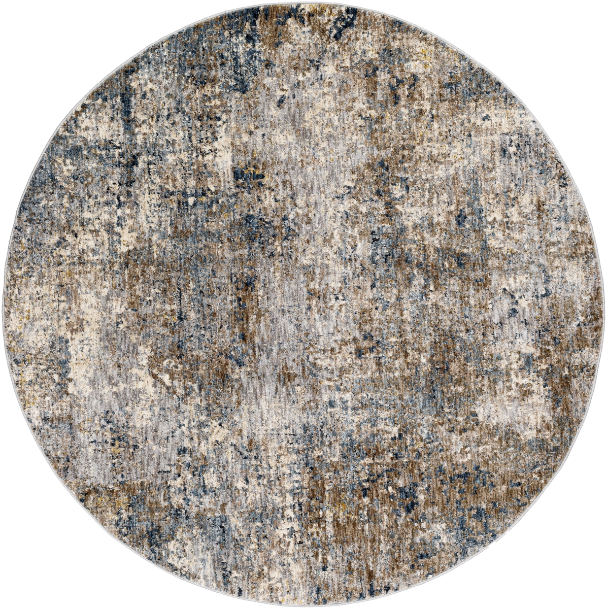 MBE2303-53RD 5 ft. 3 in. Mirabel Machine Woven Modern Round Area Rug, Multi Color
