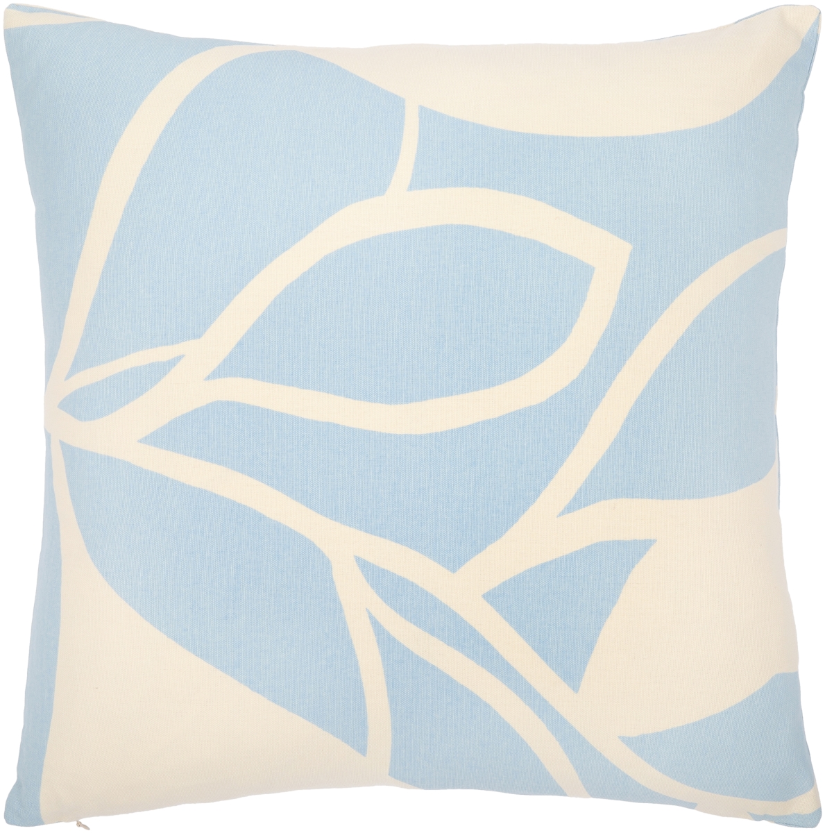 NTR014-1320 13 x 20 in. Natur NTR-014 Pillow Cover, Sky Blue & Cream