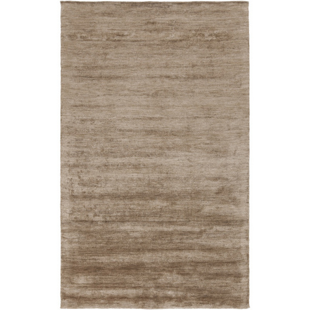 PUR3000-46 4 x 6 ft. Pure Hand Knotted Rectangle Rug - Taupe & Camel