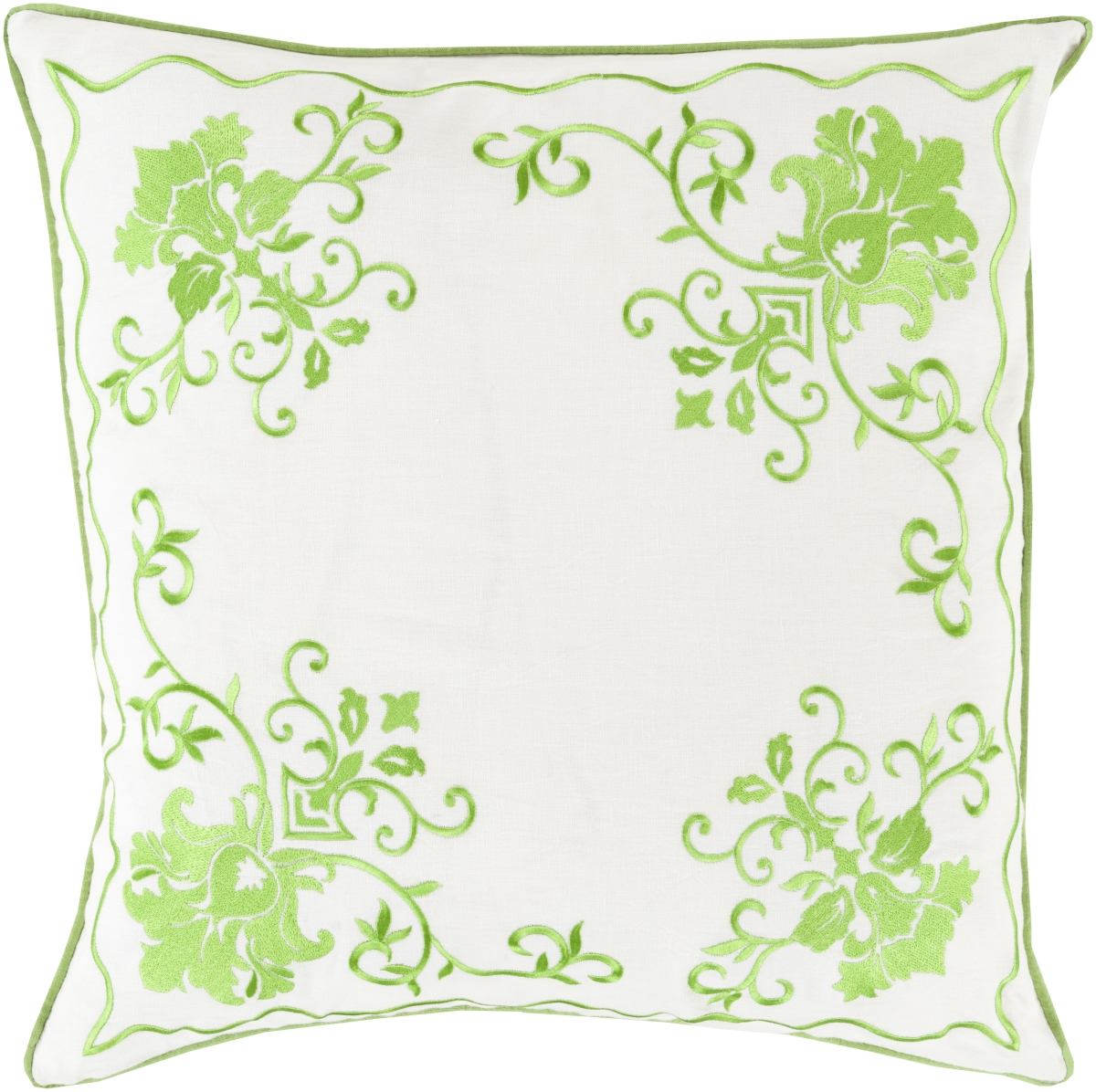 ELO002-2020P 20 x 20 in. Eloise Square Pillow Kit, Green