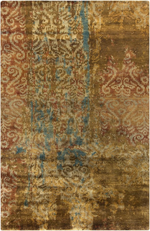 UND2000-23 2 x 3 ft. Uncharted Hand Knotted Rectangle Rug - Multi Color