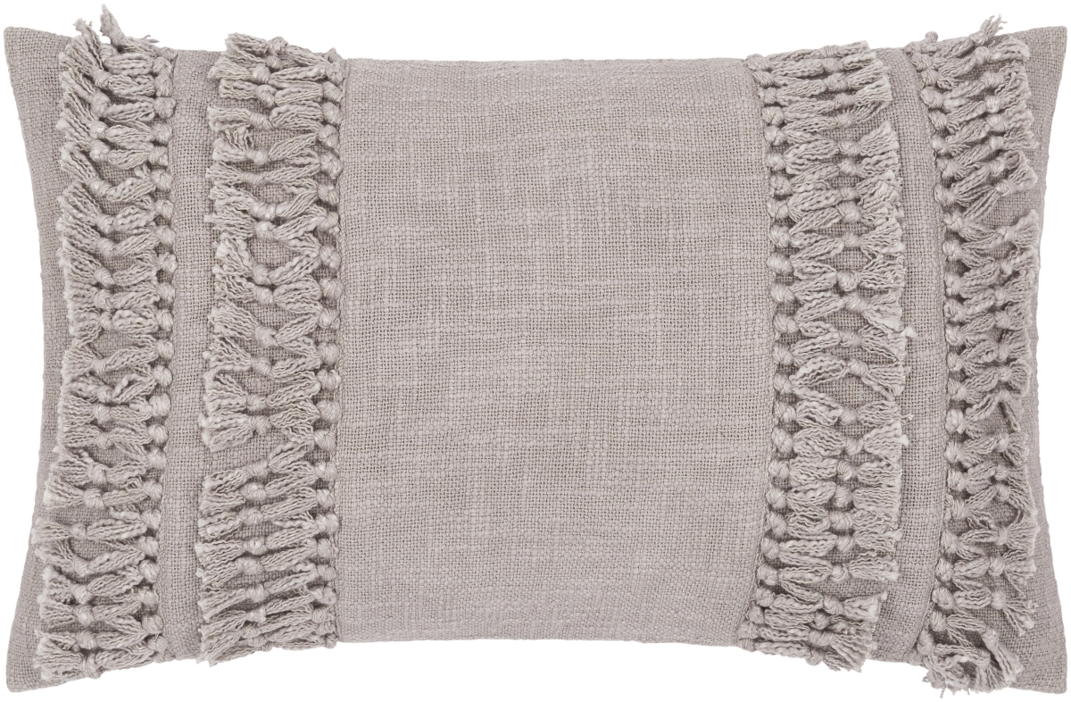 Picture of Livabliss KTE004-1818P 18 x 18 in. Katie KTE-004 Pillow Cover with Polyester Insert, Medium Gray