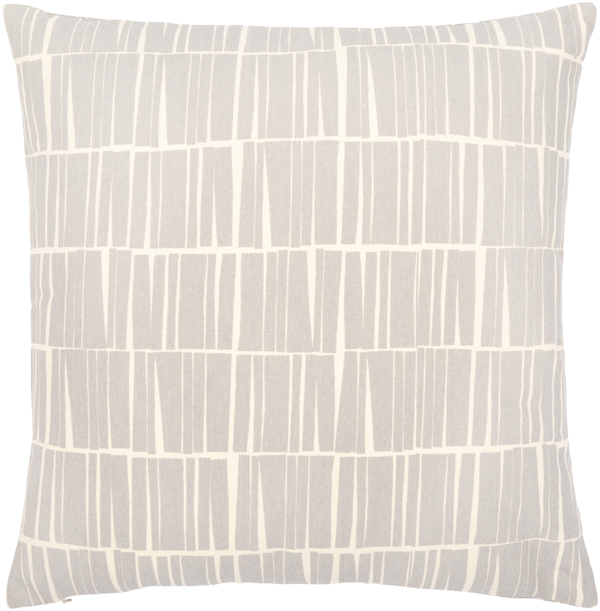 Picture of Livabliss NTR006-1818P 18 x 18 in. Natur NTR-006 Pillow Cover with Polyester Insert&#44; Medium Gray & Cream