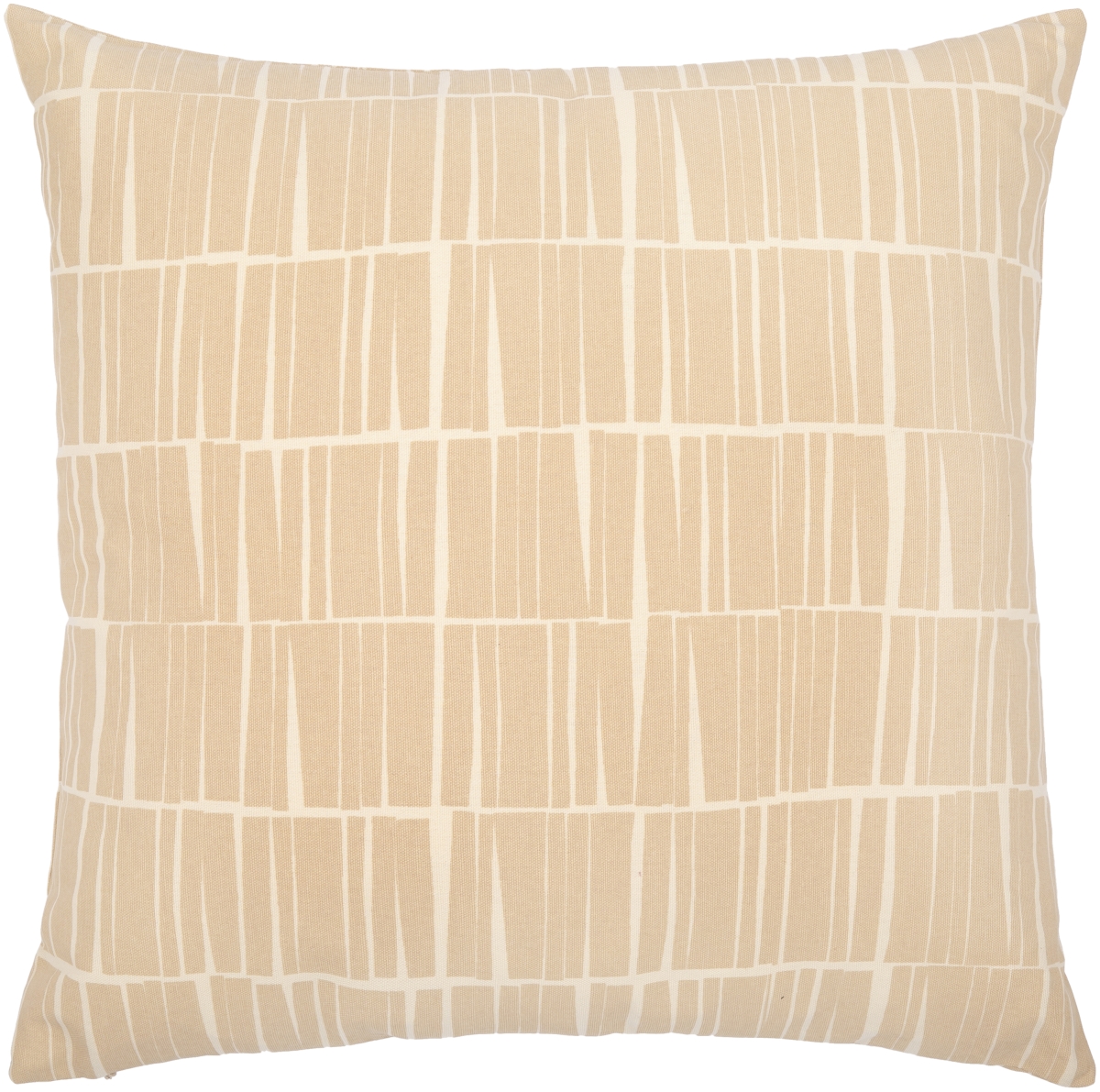 Picture of Livabliss NTR007-1818P 18 x 18 in. Natur NTR-007 Pillow Cover with Polyester Insert&#44; Camel & Cream