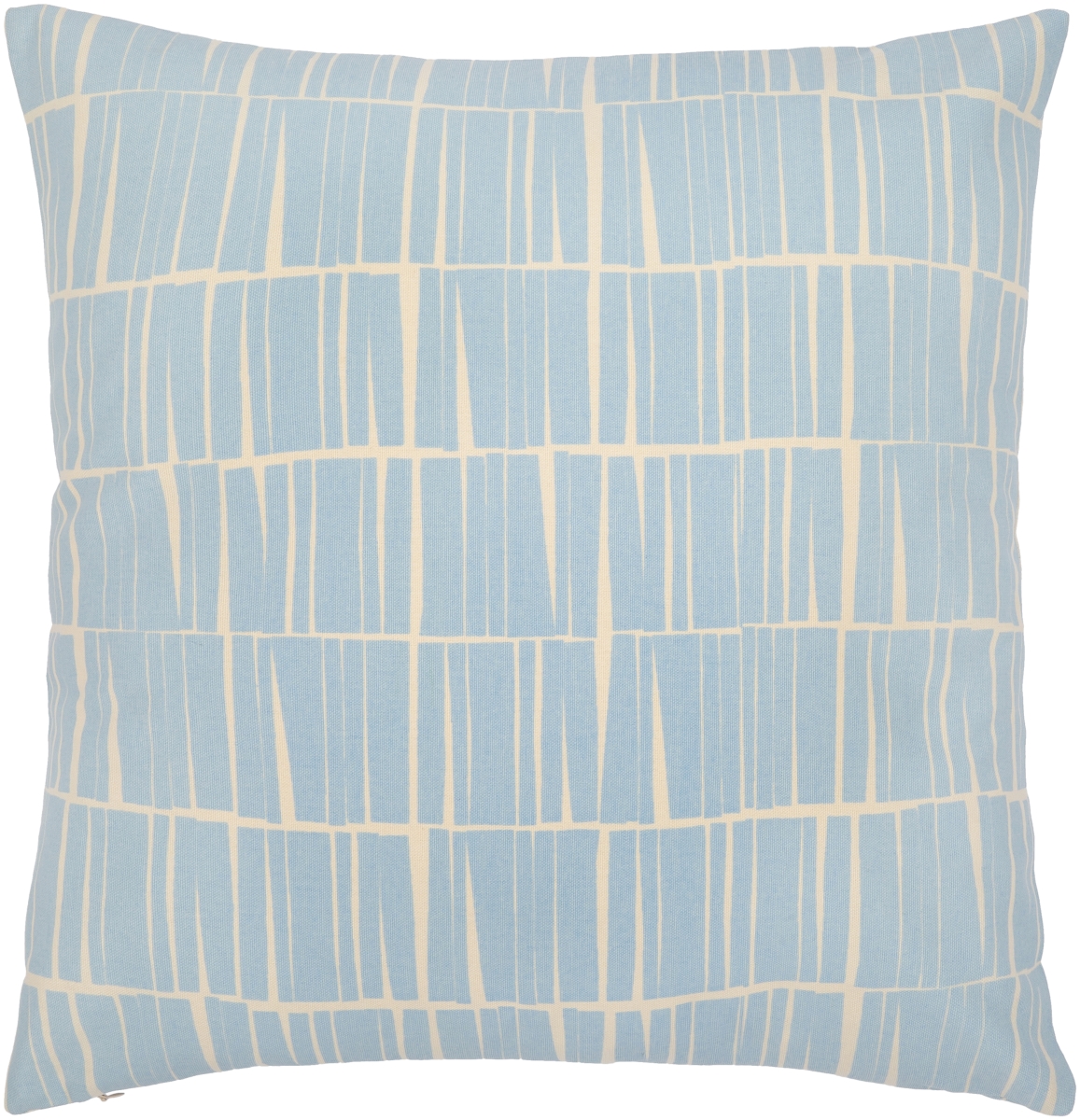 Picture of Livabliss NTR009-1818P 18 x 18 in. Natur NTR-009 Pillow Cover with Polyester Insert&#44; Sky Blue & Cream