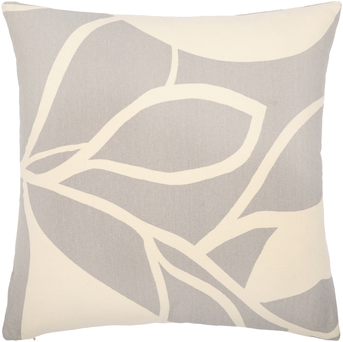 Picture of Livabliss NTR011-2020P 20 x 20 in. Natur NTR-011 Pillow Cover with Polyester Insert&#44; Medium Gray & Cream