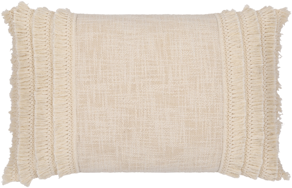 Picture of Livabliss KDE001-1422D 14 x 22 in. Kandie Pillow Kit with Down Insert&#44; Cream & Beige