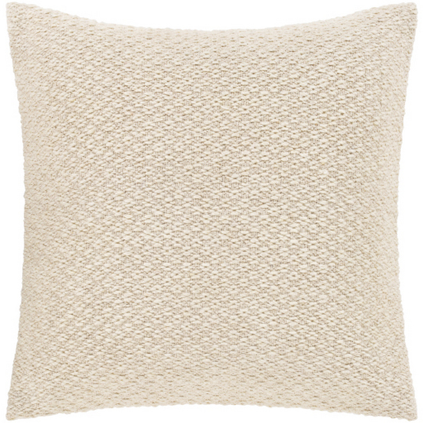 LIF002-2020D 20 x 20 in. Leif Woven Pillow Kit - Ivory