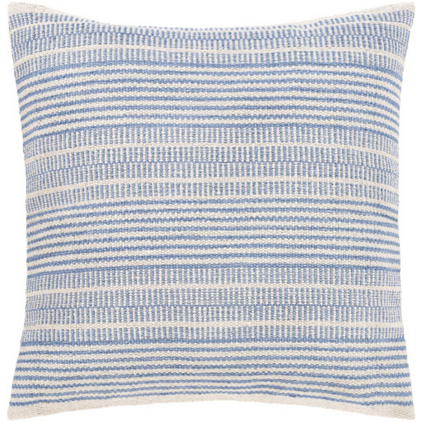 RDE002-2020D 20 x 20 in. Ryder Woven Pillow Kit - Bright Blue & Ivory
