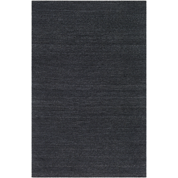 ACC2304-23 2 x 3 ft. Acacia Hand Woven Rectangle Rug - Black & Charcoal