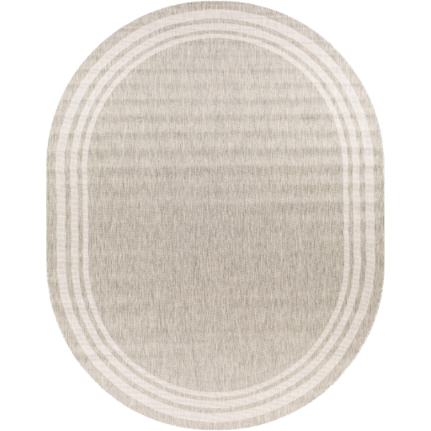 EAG2366-679OV 6 ft. 7 in. x 9 ft. Eagean Machine Woven Oval Rug