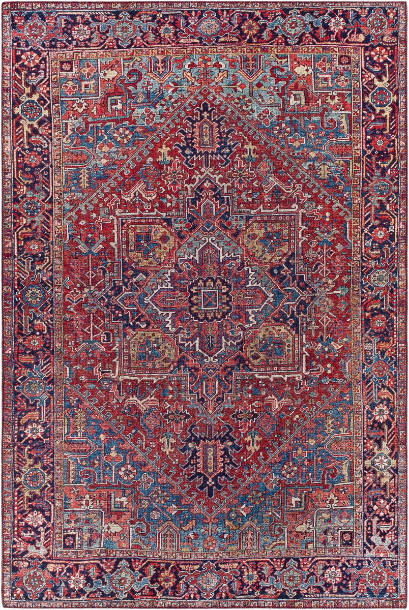IRS2330-912 9 x 12 ft. Iris Machine Woven Rectangle Rug - Multi Color