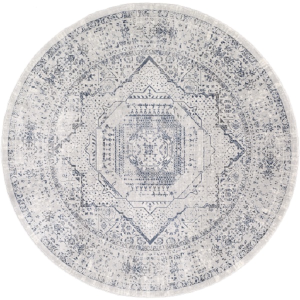 AIS2318-710RD 7 ft. x 10 in. Aisha Round Area Rug, Multi Color