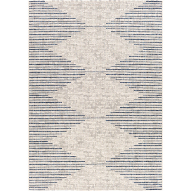 EAG2349-710102 7 ft. 10 in. x 10 ft. 2 in. Eagean Machine Woven Rectangle Rug - Multi Color