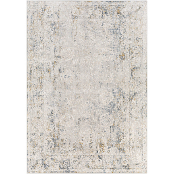 CRL2306-573 5 ft. x 7 ft. 3 in. Carmel Machine Woven Rectangle Rug - Camel, Mustard & Navy