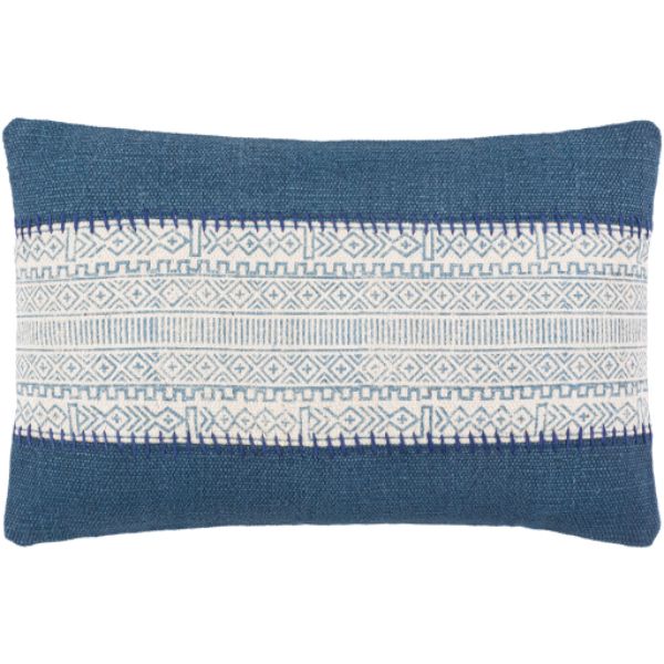 Picture of Livabliss LL007-1422P 14 x 22 in. Lola Pillow Kit, Navy - Polyester Filled