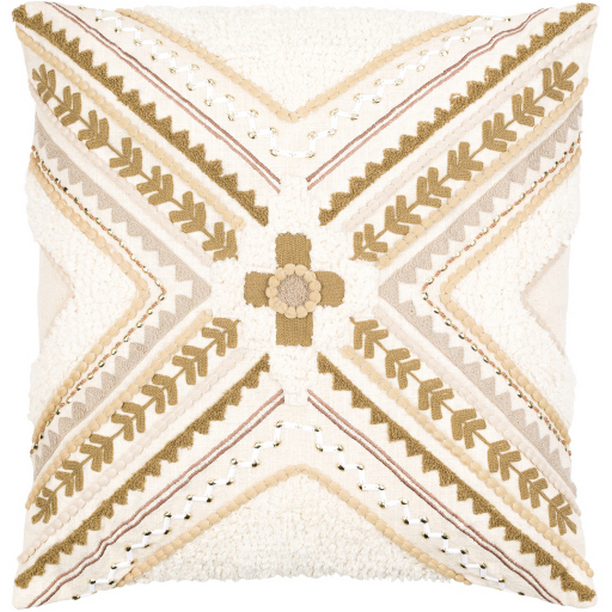 KTR001-2020D 20 x 20 in. Kenitra Woven Pillow Kit - Multi Color