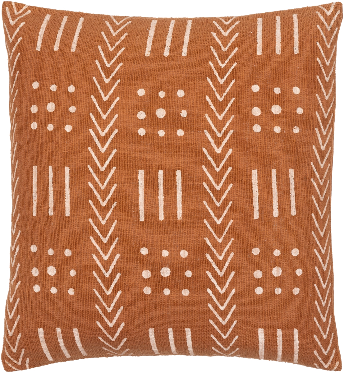 MAA007-1422 14 x 22 in. Malian Pillow Cover - Rust, Dusty Pink