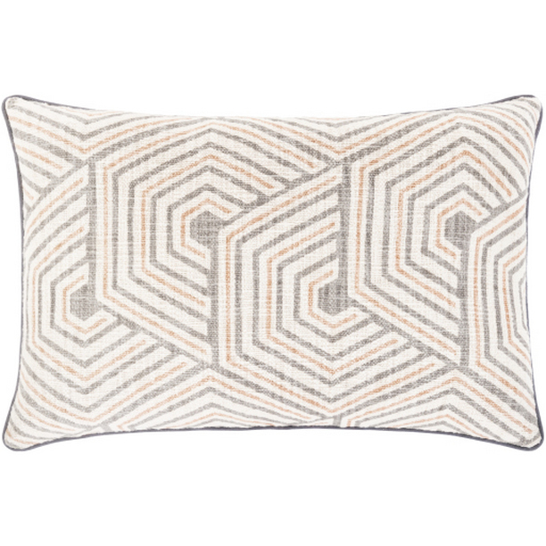 MAL002-2214D 14 x 22 in. Mila Hand Woven Pillow Kit - Multi Color