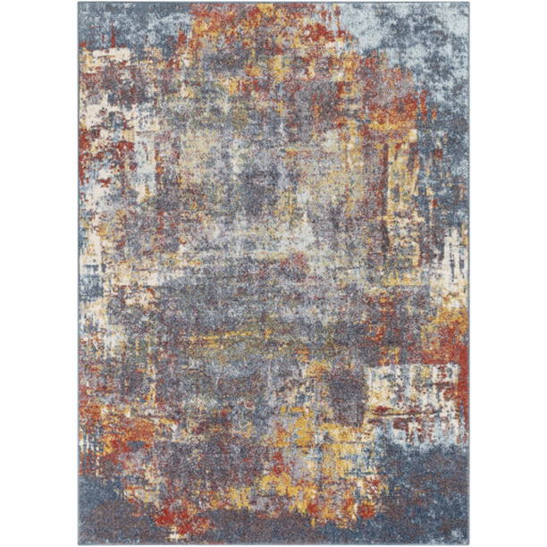 AKR2315-710103 7 ft. 10 in. x 10 ft. 3 in. Ankara Machine Woven Rectangle Rug - Multi Color