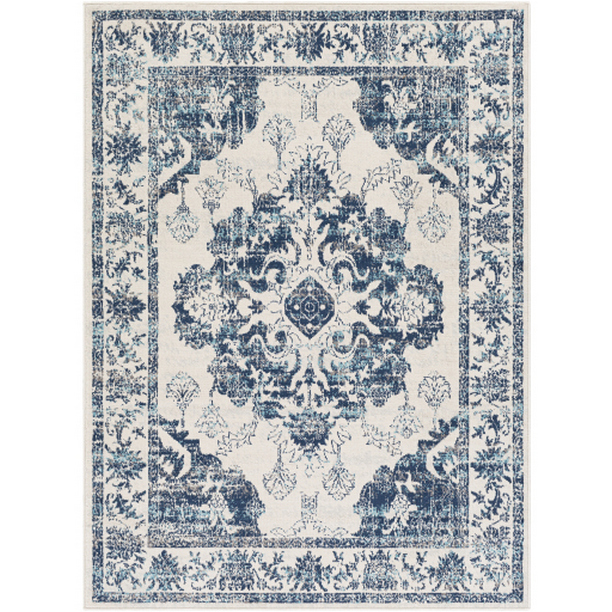FSA2310-9123 9 ft. x 12 ft. 3 in. Floransa Machine Woven Rectangle Rug - Multi Color