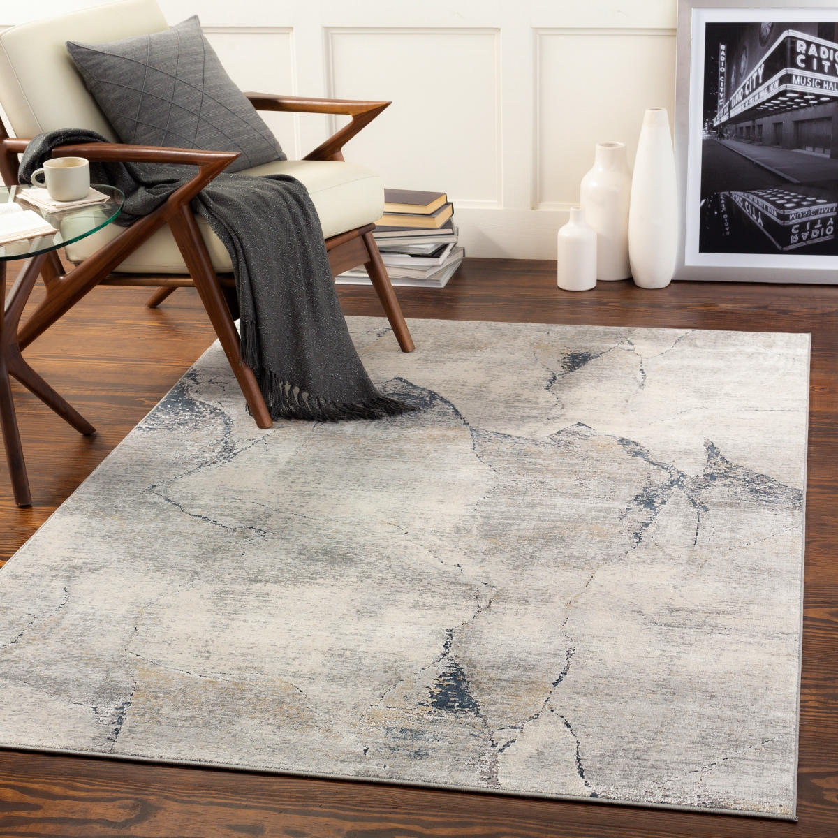 NLD2311-274 2 ft. 7 in. x 4 ft. Norland Rectangular Machine Wooven Rug, Multi Color