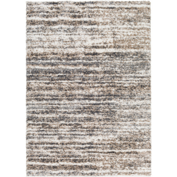 ALH2307-71010 7 ft. 10 in. x 10 ft. Aliyah Shag Machine Woven Rectangle Rug - Multi Color