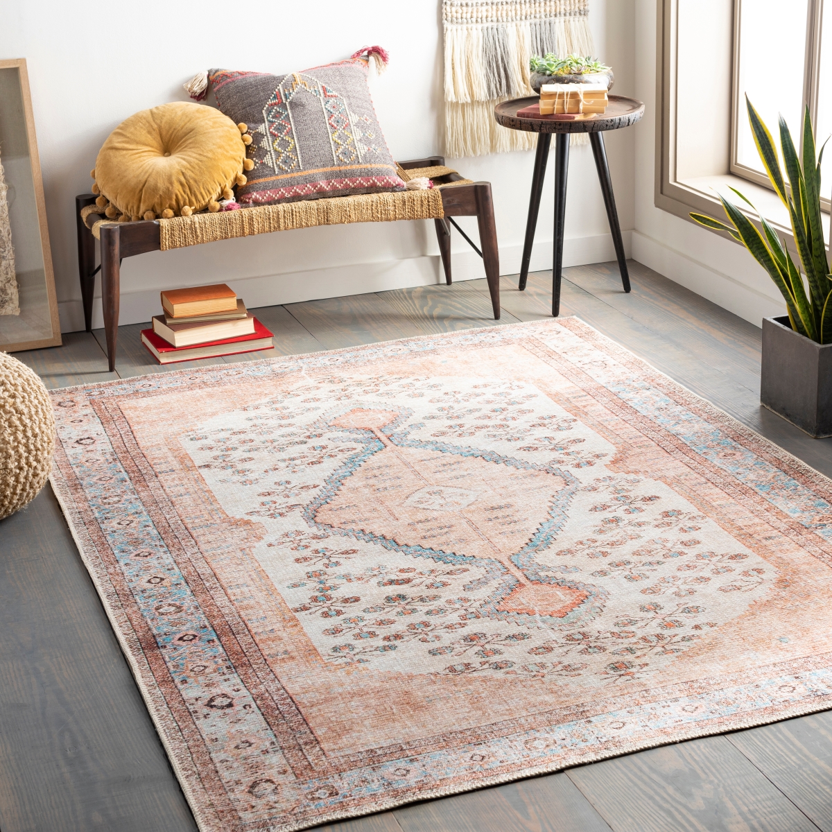AML2326-2211 2 ft. x 2 ft. 11 in. Amelie Rectangle Area Rug, Multi Color