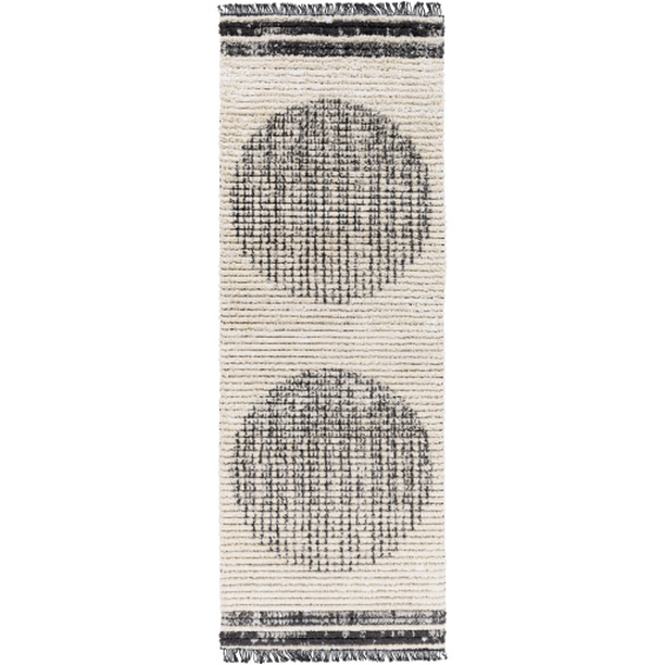 ENZ2304-2773 2 ft. 7 in. x 7 ft. 3 in. Enzo Machine Woven Runner Rug