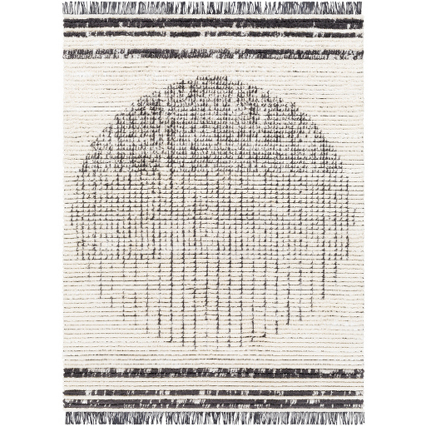ENZ2304-537 5 ft. 3 in. x 7 ft. Enzo Machine Woven Rectangle Rug