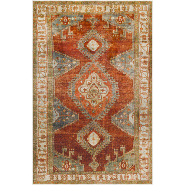 LVB2301-23 2 x 3 ft. Lavable Machine Woven Rectangle Rug - Multi Color