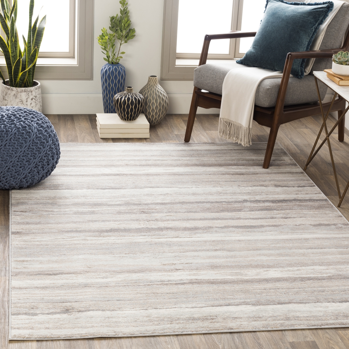ROM2306-67RD 6 ft. 7 in. Roma Round Area Rug, Multi Color