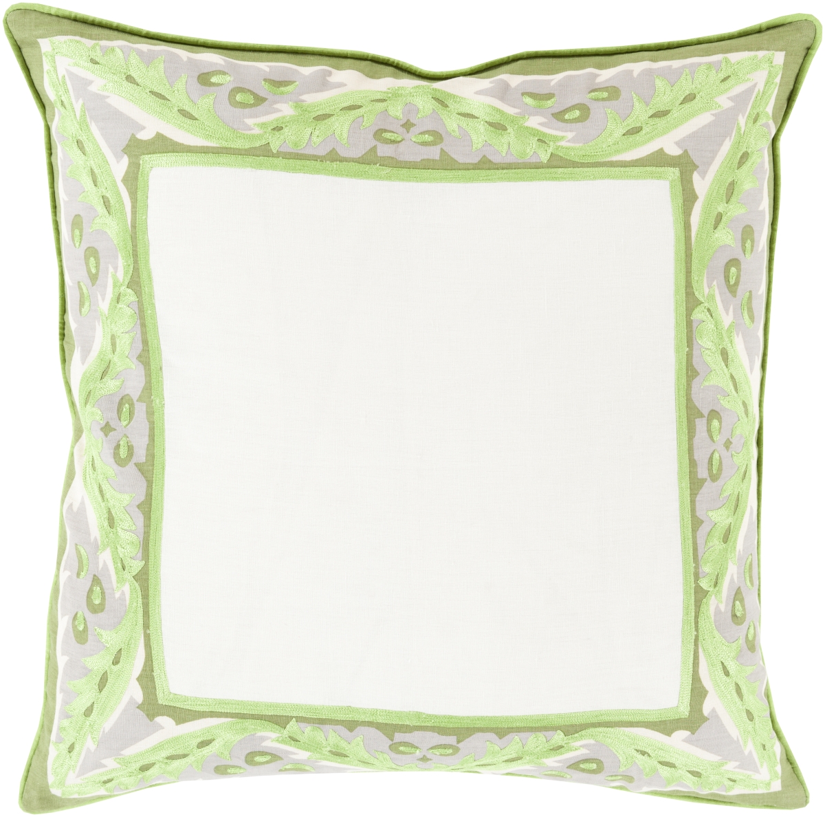 EUG002-1818P 18 x 18 in. Eugene Square Pillow Kit, Grass Green