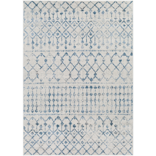 CHE2372-5373 5 ft. 3 in. x 7 ft. 3 in. Chester Machine Woven Rectangle Rug - Multi Color
