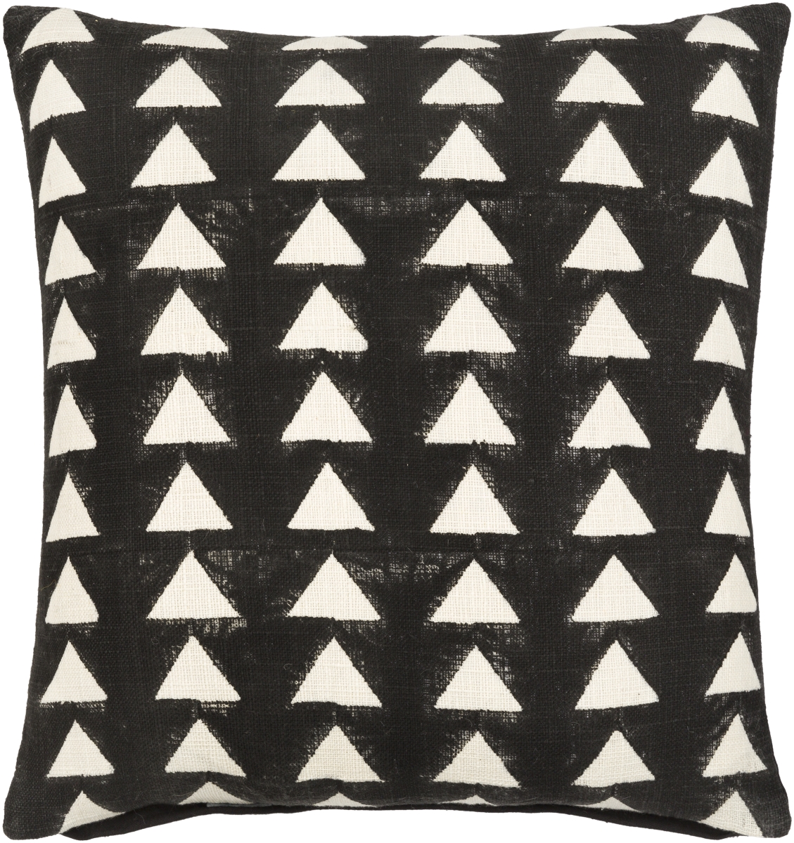 MAA001-2222D 22 x 22 in. Malian Pillow Kit - Black, Cream