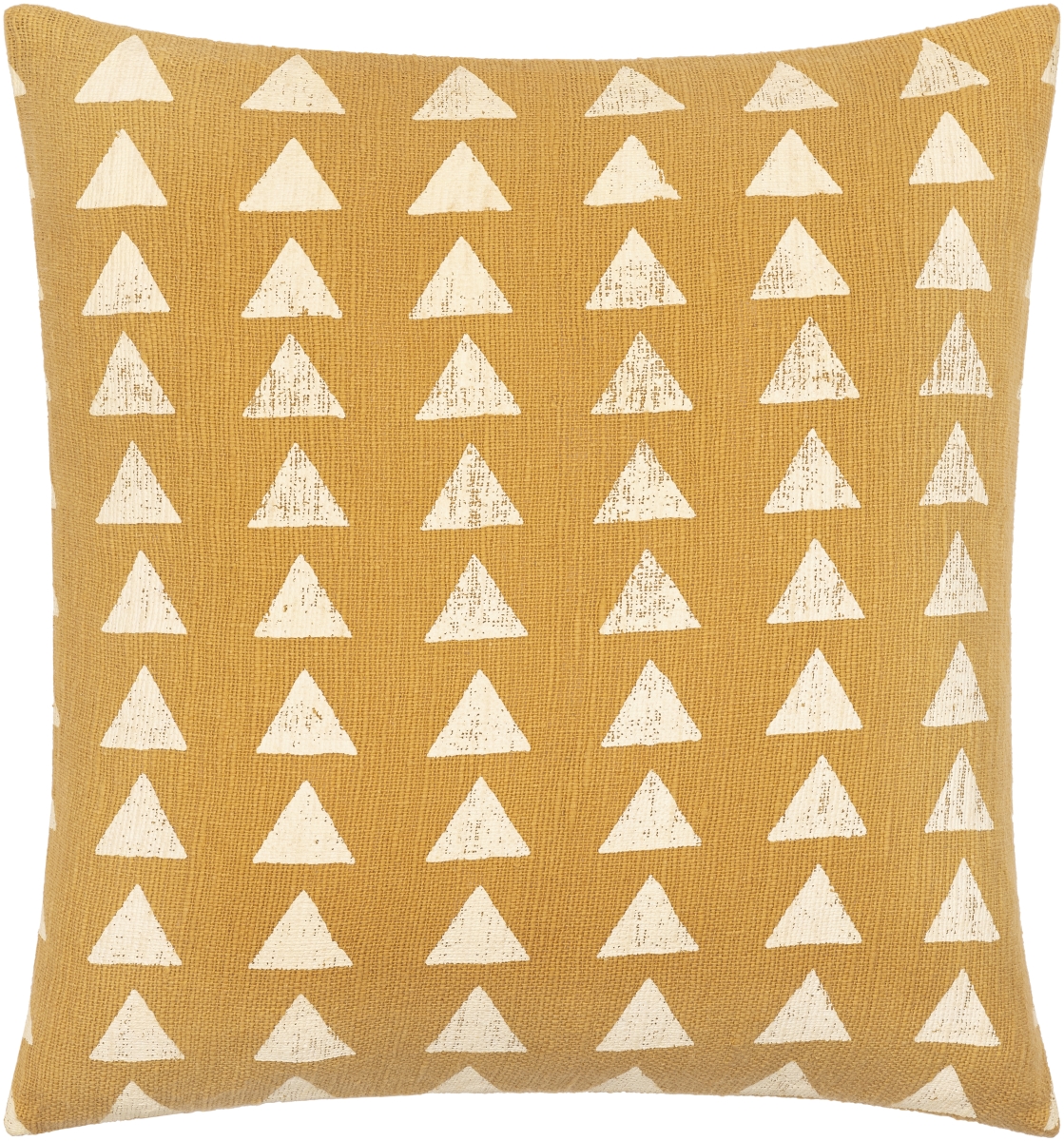 MAA004-1422D 14 x 22 in. Malian Pillow Kit - Mustard, Beige -  Livabliss