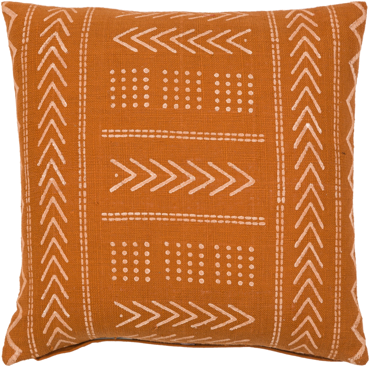 MAA011-2020D 20 x 20 in. Malian Pillow Kit - Rust, Dusty Pink