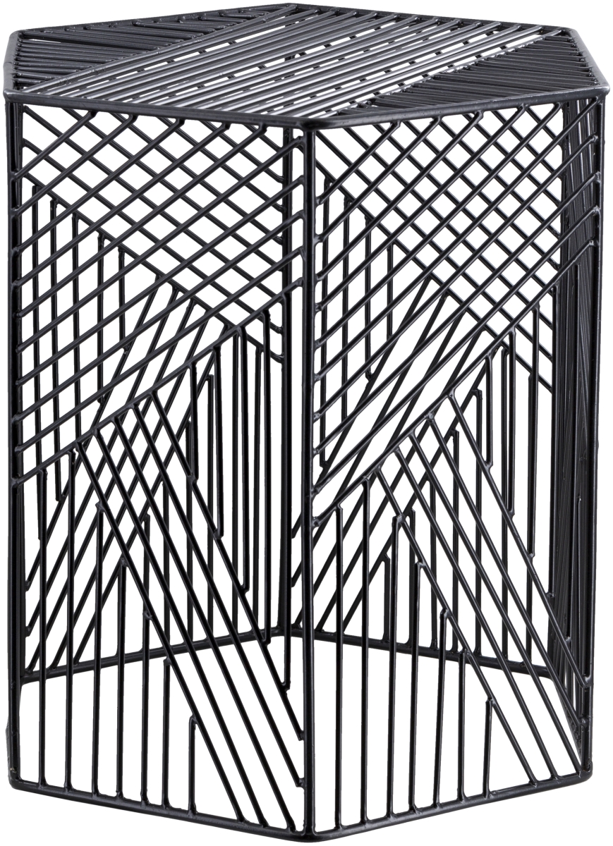 LIR-003 16 x 18 x 17 in. Linear Garden Stool - Black