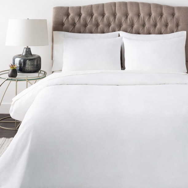 PYT1002-FQSET Peyton Duvet Full Queen Bedding Set - White