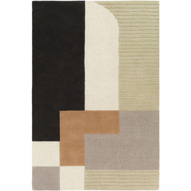 EMM2304-23 2 x 3 ft. Emma Hand Tufted Rectangle Rug - Multi Color